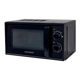 Black And White Microwave, 20 Liters, Black Mw200a