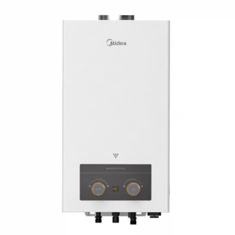 Midea Gas Water Heater With Chimney 10 Liters White- JSD2010DHSNGTIN