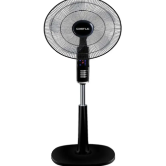 Castle Stand Fan,18 In,black-FAS2018