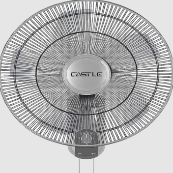 Castle Wall Fan, 18 inch, 3 Speeds ,gray ,FAW1918