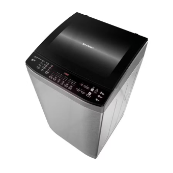 Sharp washing machine top automatic 13 kg ddm inverter pump stainless es-td13gssp