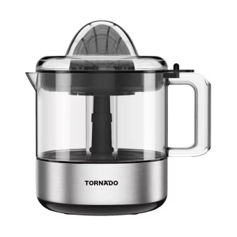 TORNADO Citrus Juicer 30 Watt 0.8 Liter Black x Silver CJ-30TL