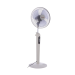 Fresh Stand Fan Without Remote Control, 16 Inch - White x Grey