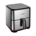 SHARP Air Fryer 1650 Watt 7 Liter Electronic Touch Screen Glass Panel Stainless KF-AF70RT-ES2