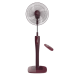 TORNADO Stand Fan 16 Inch 4 Blades Remote Maroon TSF75RED