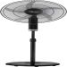 Media 18-inch black column fan with remote control FS4525MTBK
